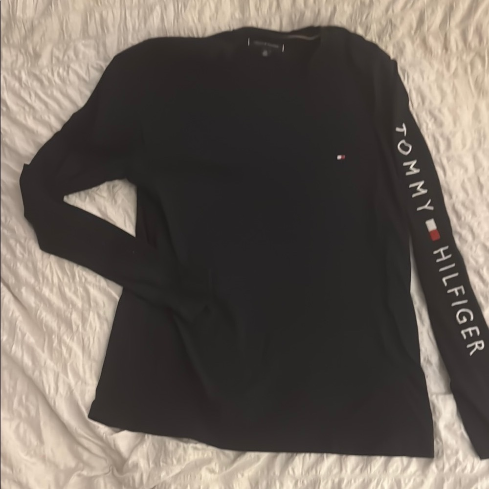 Tommy Hilfiger Black Long Sleeve Shirt